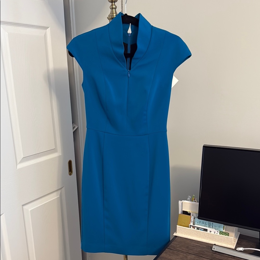 Nora Gardner Evelyn Dress size 0 peacock blue and size 4 (new without tags)